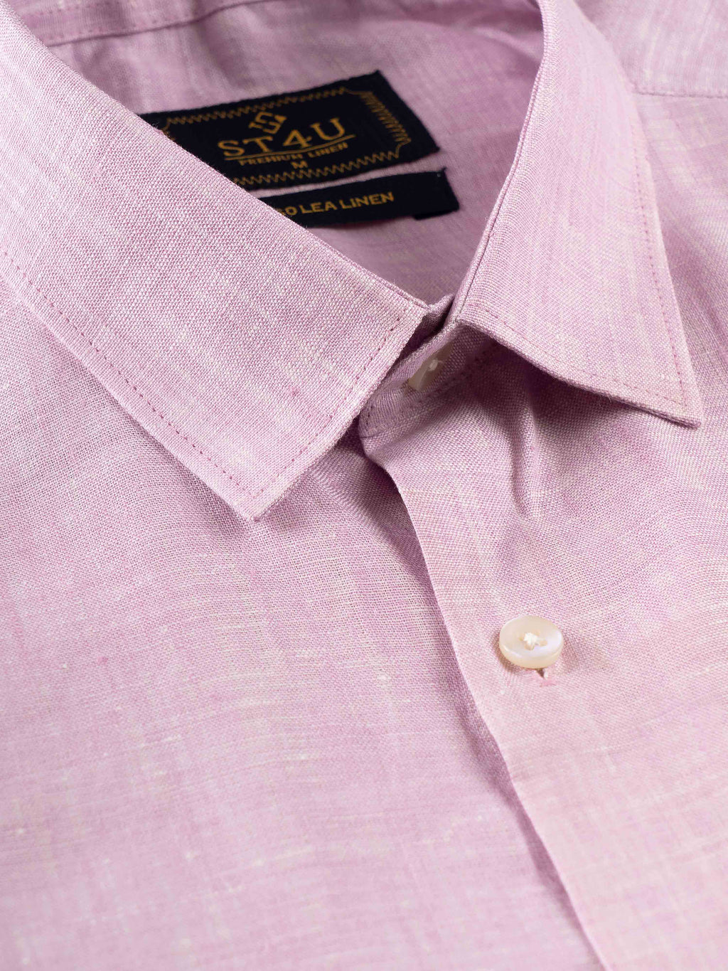 ST4U Men's Pure Linen Full Sleeve Shirt – Lilac