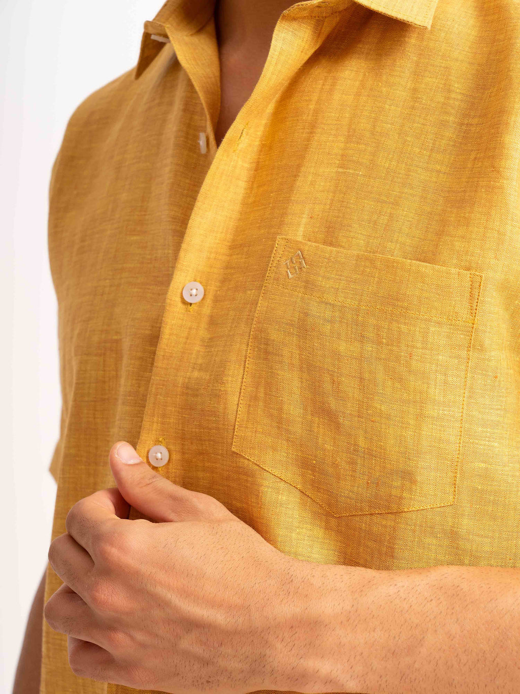 ST4U Men's Pure Linen Half Sleeve Shirt – Occar