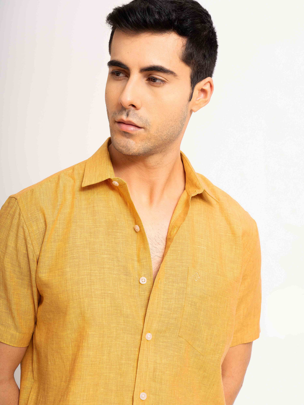 ST4U Men's Pure Linen Half Sleeve Shirt – Occar
