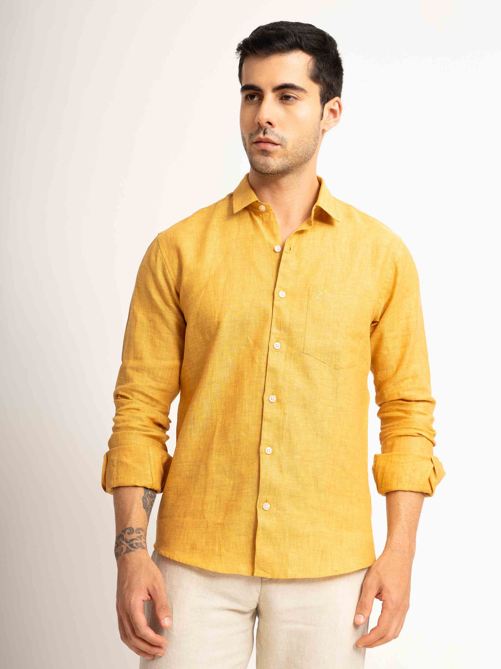 ST4U Men's Pure Linen Full Sleeve Shirt – Occar