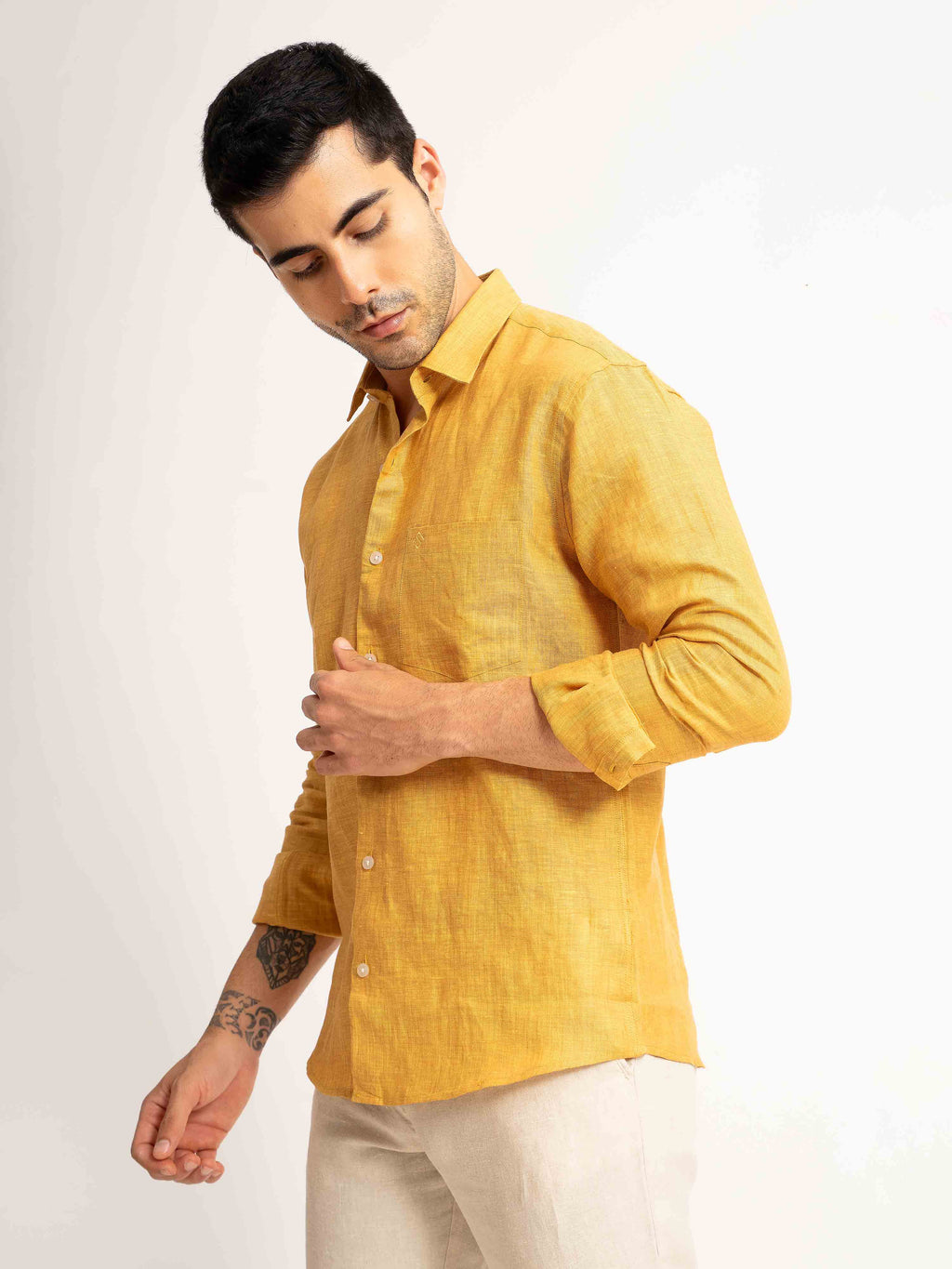 ST4U Men's Pure Linen Full Sleeve Shirt – Occar