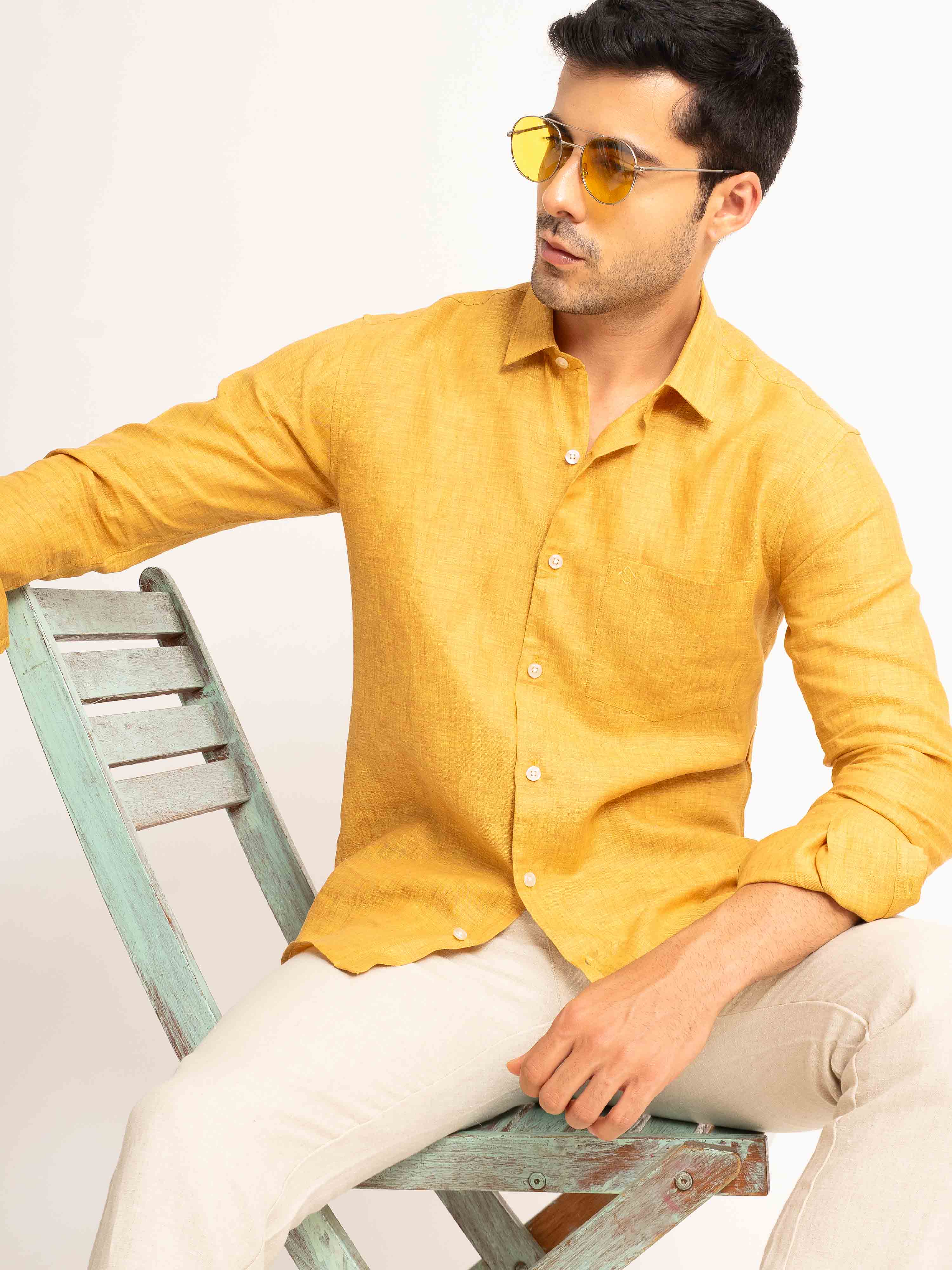 ST4U Men's Pure Linen Full Sleeve Shirt – Occar
